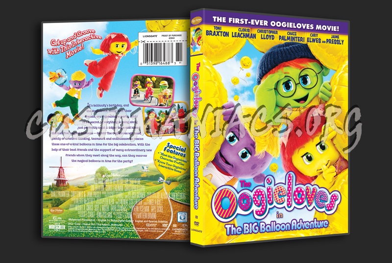 The Oogieloves in The Big Balloon Adventure dvd cover
