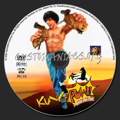 Kung Pow: Enter the Fist dvd label