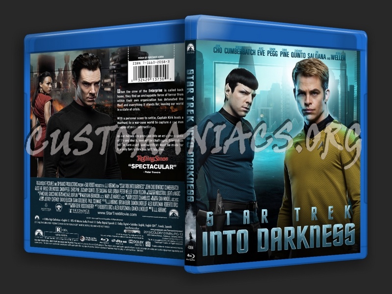 Star Trek Into Darkness blu-ray cover