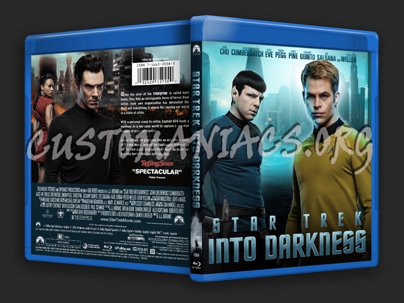 Star Trek Into Darkness blu-ray cover