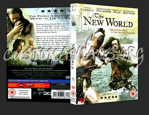 The New World dvd cover