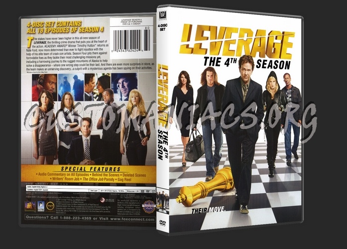 Leverage Season 4 dvd cover