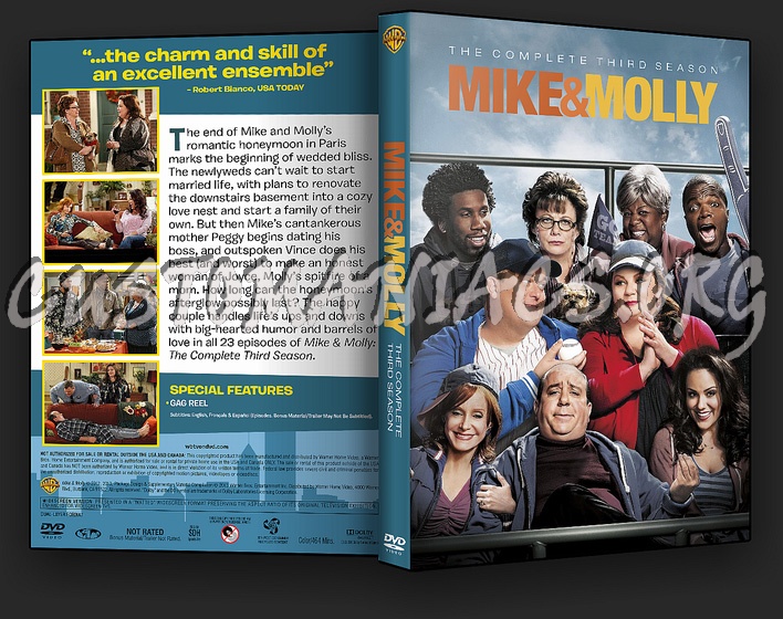 Mike & Molly - Season 3 dvd cover