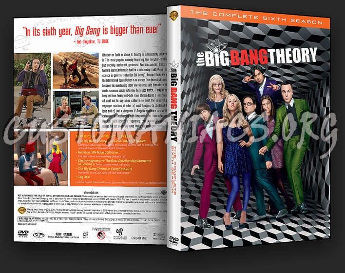 The Big Bang Theory - Season 6 dvd cover