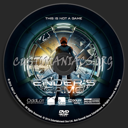 Ender's Game dvd label