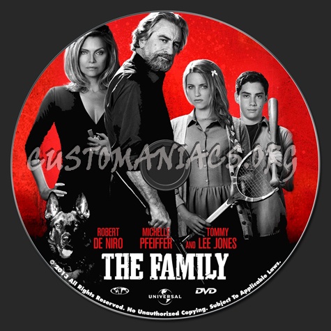 The Family dvd label