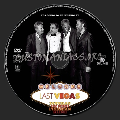 Last Vegas dvd label