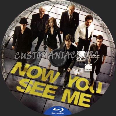 Now You See Me blu-ray label