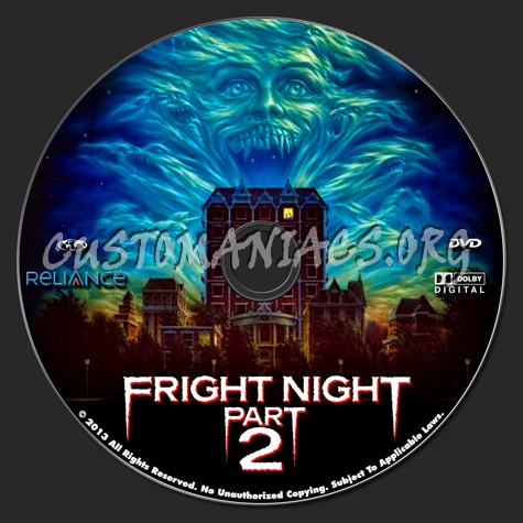 Fright Night 2: New Blood dvd label