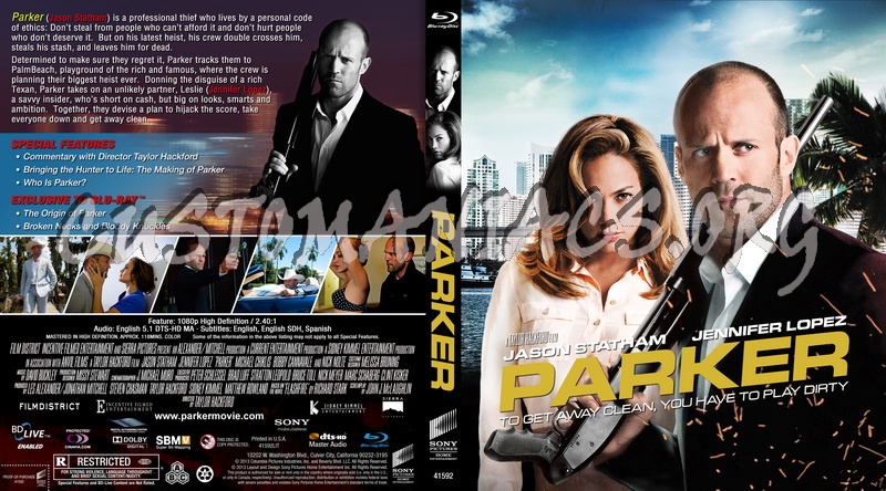 Parker blu-ray cover