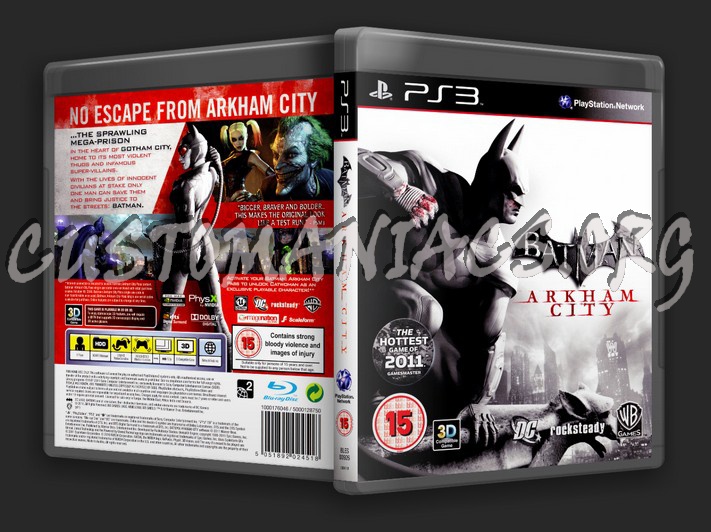 Batman: Arkham City dvd cover