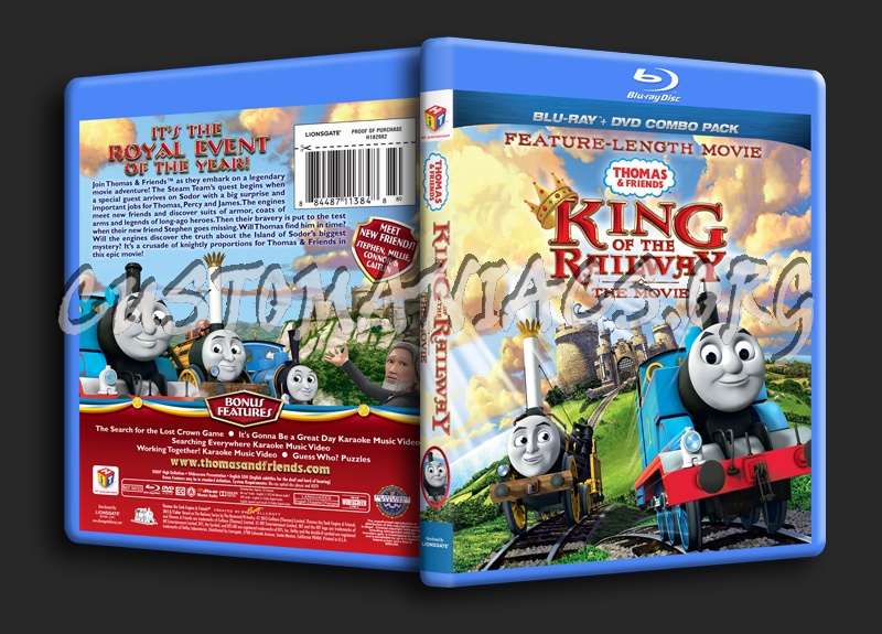 Thomas & Friends: King of the Railway blu-ray cover