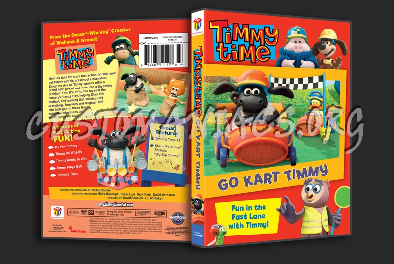 Timmy Time: Go Kart Timmy dvd cover