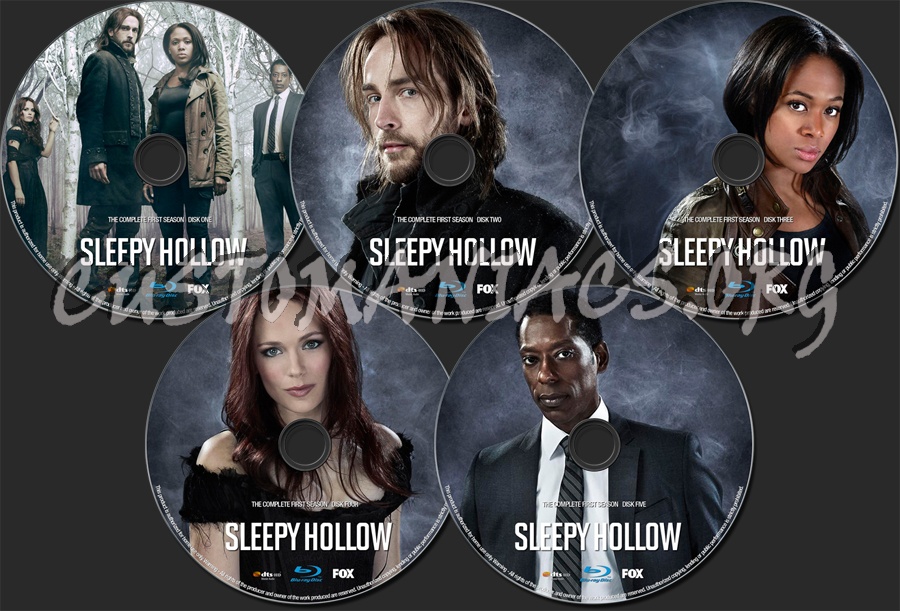 Sleepy Hollow Season 1 blu-ray label