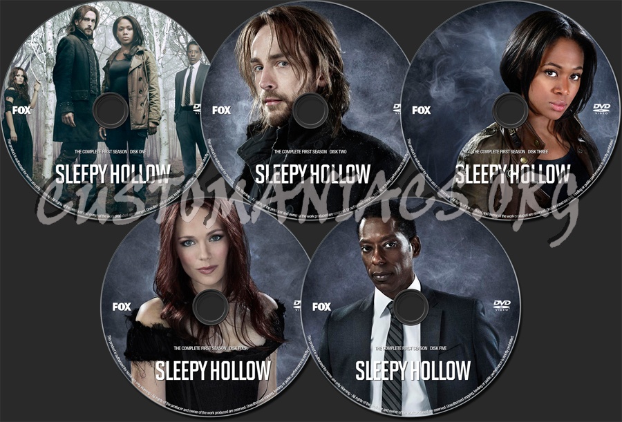 Sleepy Hollow Season 1 dvd label