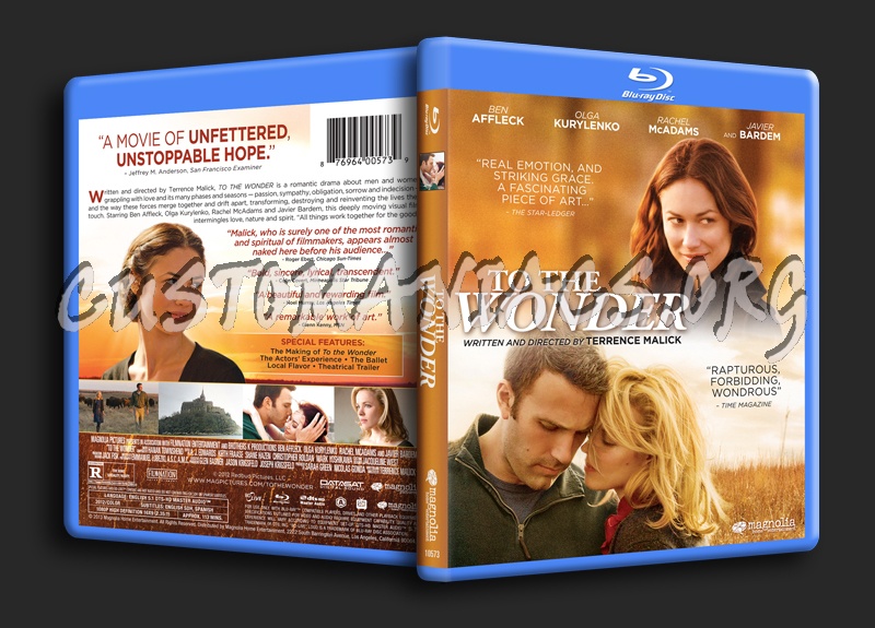 To the Wonder blu-ray cover