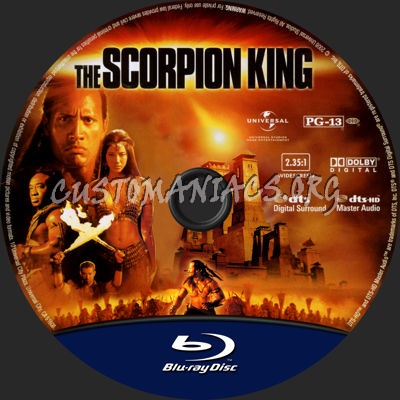 The Scorpion King blu-ray label