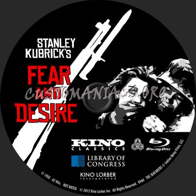 Fear and Desire blu-ray label