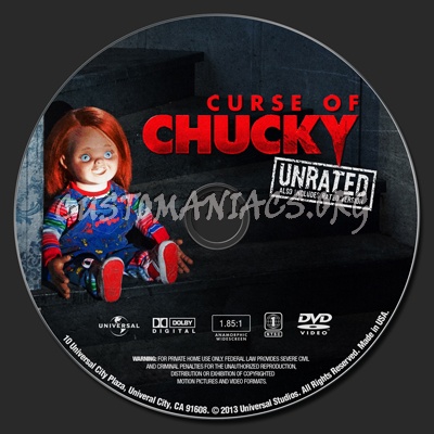 Curse of Chucky dvd label