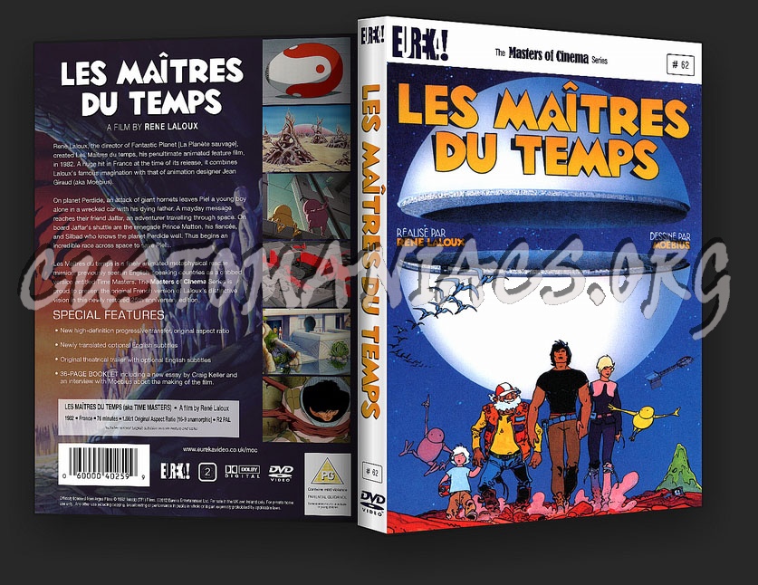 Les Maitres du Temps (The Masters of Time) dvd cover