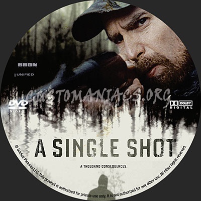 A Single Shot dvd label