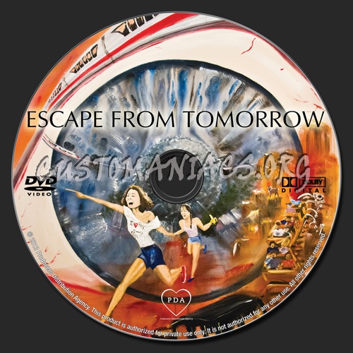 Escape From Tomorrow dvd label