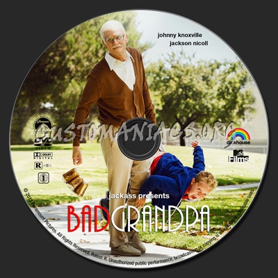 Bad Grandpa dvd label