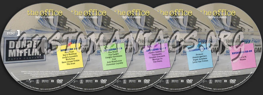 The Office - Season 9 dvd label