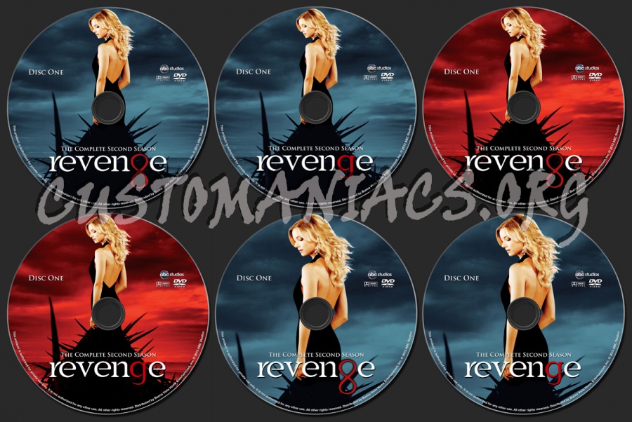 Revenge Season 2 dvd label