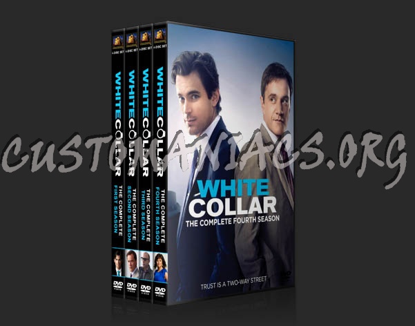 White Collar: Seasons 1-4 dvd cover