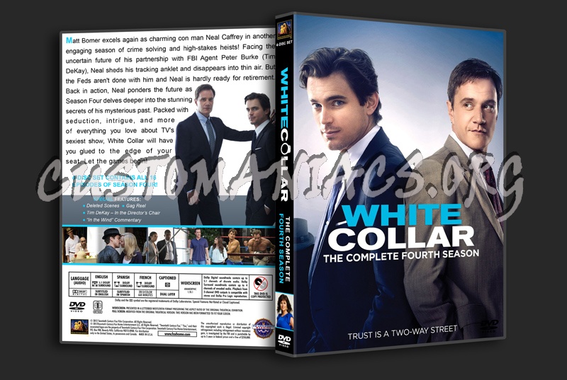 White Collar: Seasons 1-4 dvd cover