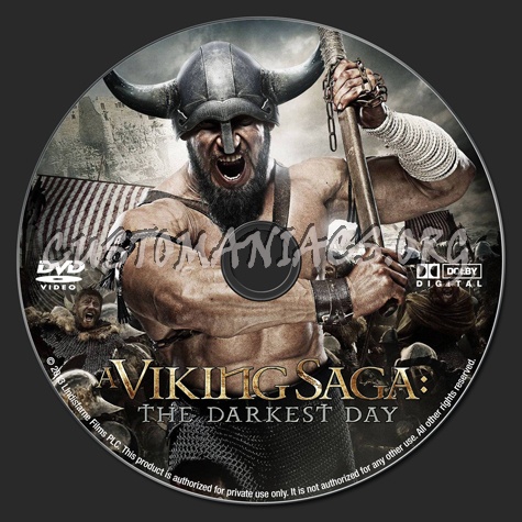 A Viking Saga: The Darkest Day dvd label