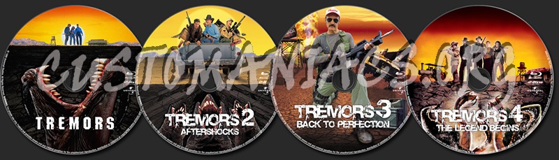 Tremors 1-4 blu-ray label