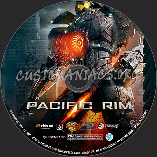 Pacific Rim blu-ray label