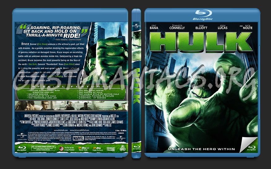 Hulk blu-ray cover