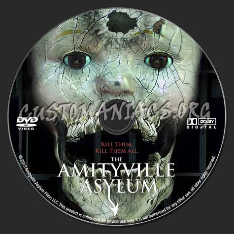 Amityville Asylum dvd label