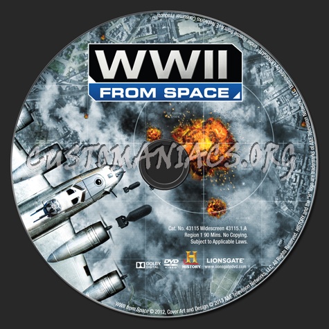 WWII from Space dvd label