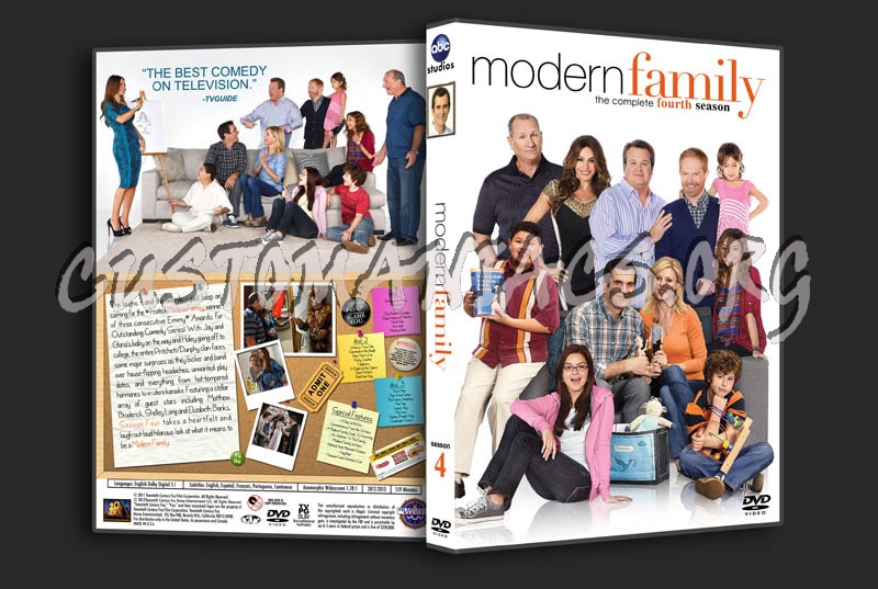 Modern Family - Season 4 dvd cover