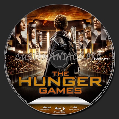 The Hunger Games blu-ray label