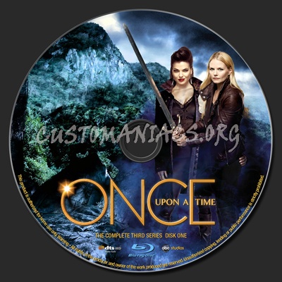 Once Upon A Time season 3 blu-ray label