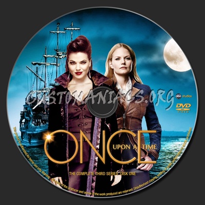 Once Upon A Time season 3 dvd label