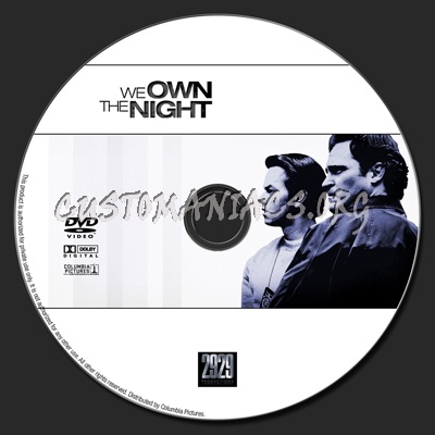 We Own The Night dvd label