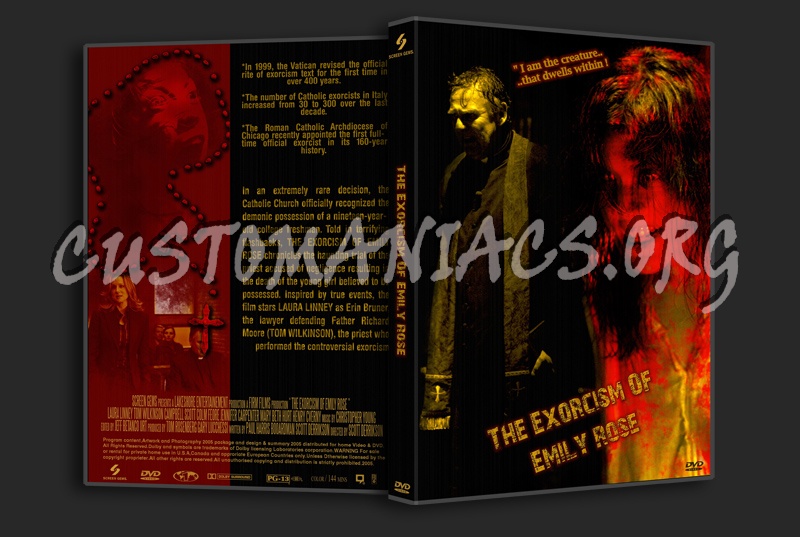 The Exorcism Of Emily Rose dvd cover