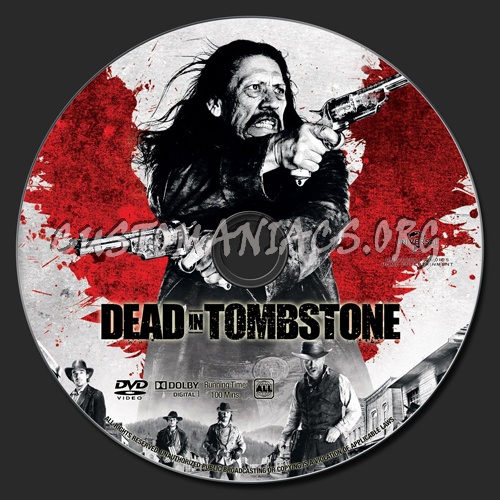 Dead In Tombstone dvd label