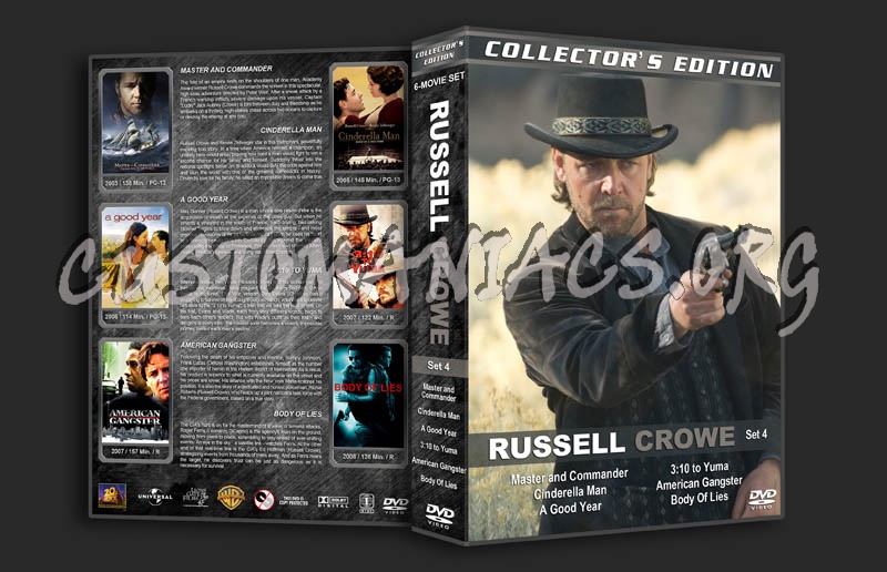 Russell Crowe Collection - Set 4 dvd cover