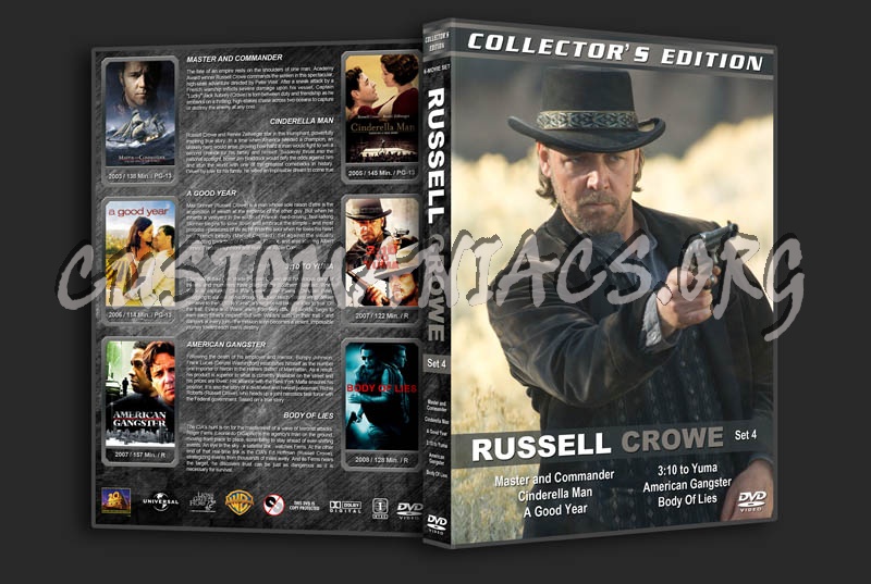 Russell Crowe Collection - Set 4 dvd cover