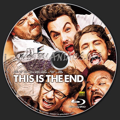 This Is the End blu-ray label