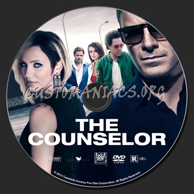 The Counselor (2013) dvd label