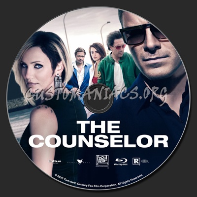 The Counselor (2013) blu-ray label