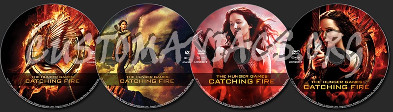 The Hunger Games: Catching Fire dvd label